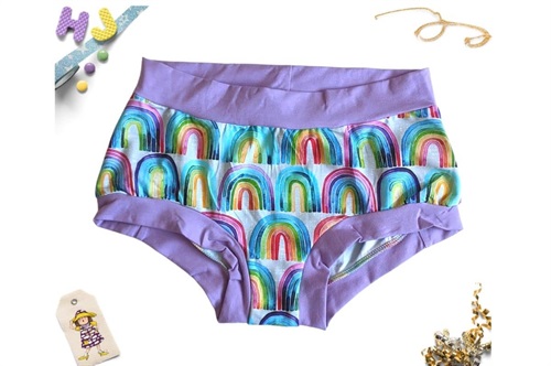 Click to order S Boyshorts Rainbow Rows now